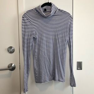 J.Crew Striped Turtleneck